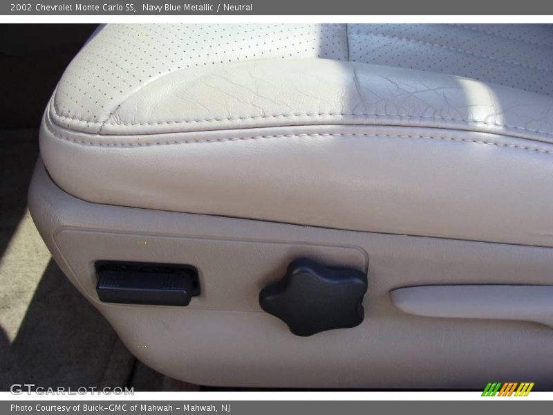 Navy Blue Metallic / Neutral 2002 Chevrolet Monte Carlo SS
