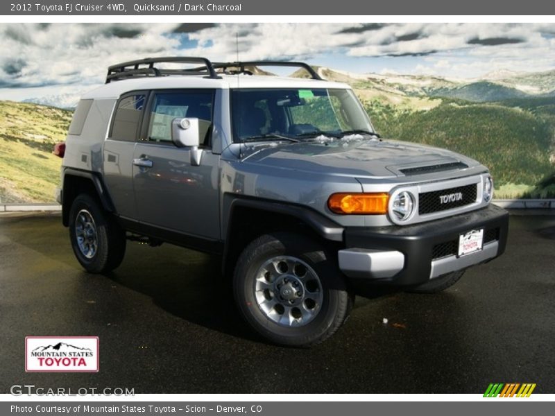 Quicksand / Dark Charcoal 2012 Toyota FJ Cruiser 4WD