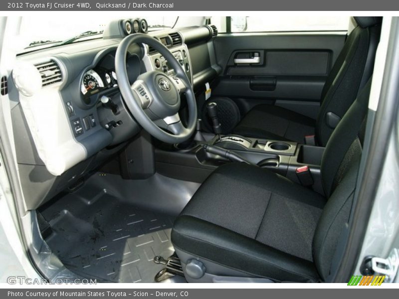  2012 FJ Cruiser 4WD Dark Charcoal Interior