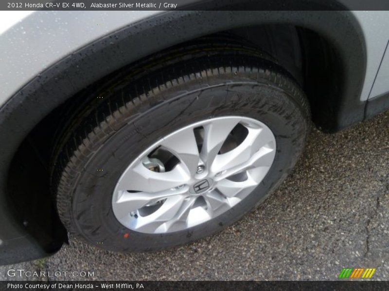 Alabaster Silver Metallic / Gray 2012 Honda CR-V EX 4WD