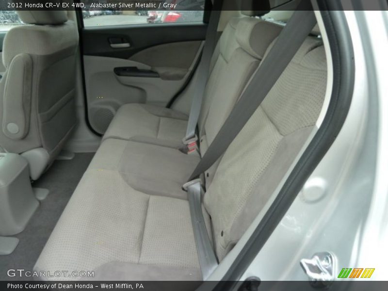 Alabaster Silver Metallic / Gray 2012 Honda CR-V EX 4WD