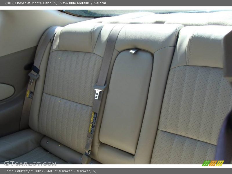 Navy Blue Metallic / Neutral 2002 Chevrolet Monte Carlo SS