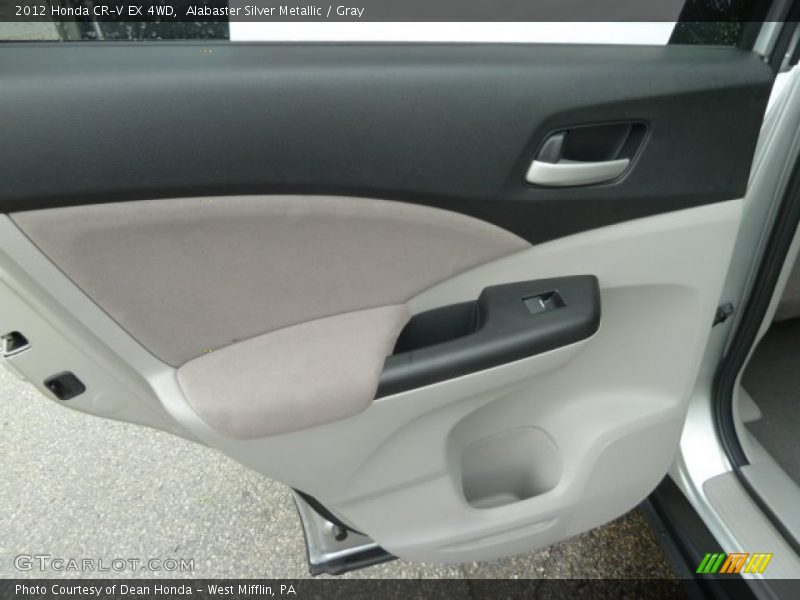 Alabaster Silver Metallic / Gray 2012 Honda CR-V EX 4WD
