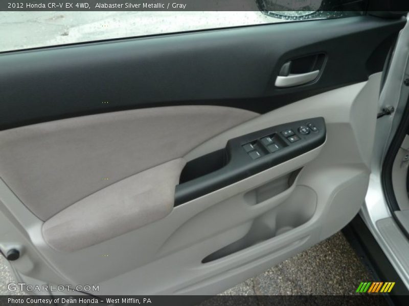 Alabaster Silver Metallic / Gray 2012 Honda CR-V EX 4WD