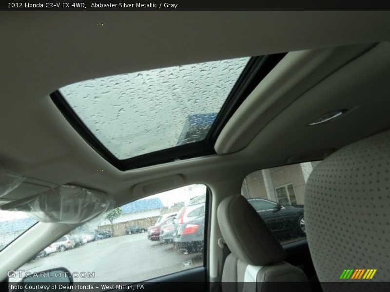 Alabaster Silver Metallic / Gray 2012 Honda CR-V EX 4WD