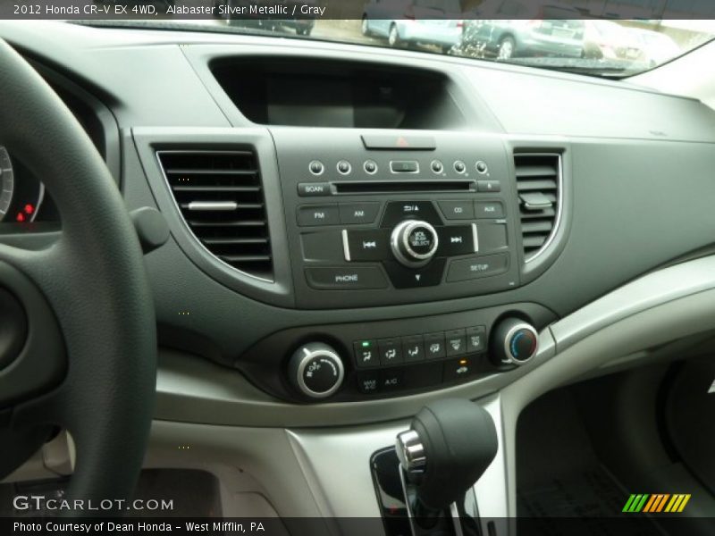 Alabaster Silver Metallic / Gray 2012 Honda CR-V EX 4WD