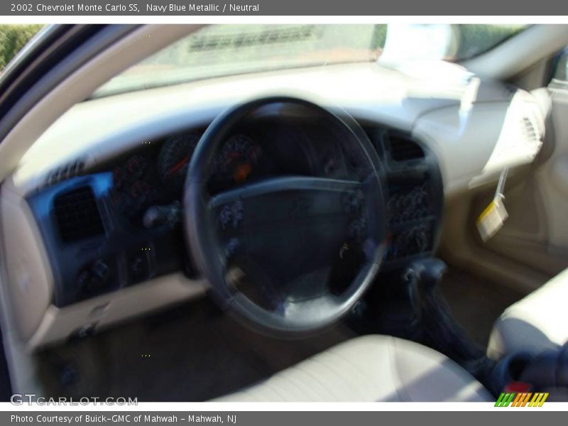 Navy Blue Metallic / Neutral 2002 Chevrolet Monte Carlo SS