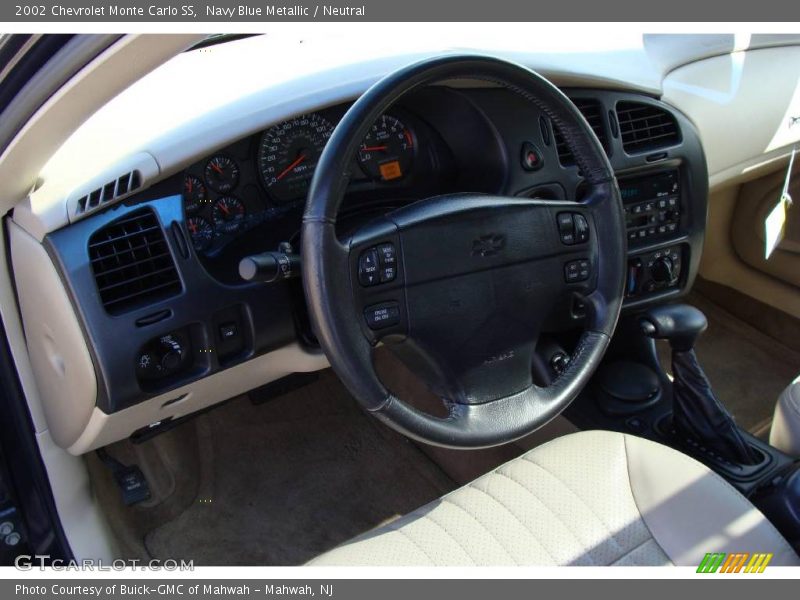 Navy Blue Metallic / Neutral 2002 Chevrolet Monte Carlo SS