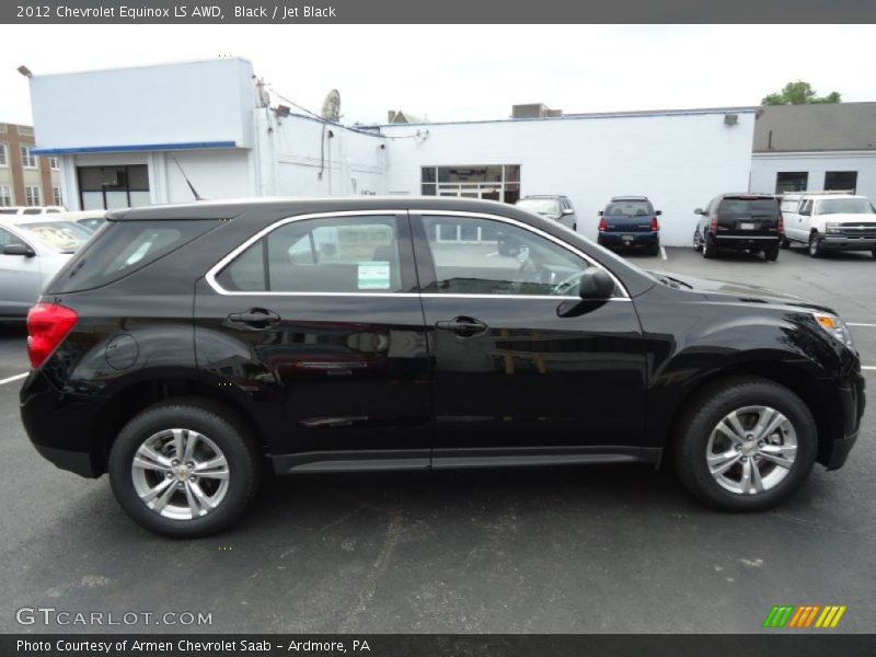 Black / Jet Black 2012 Chevrolet Equinox LS AWD