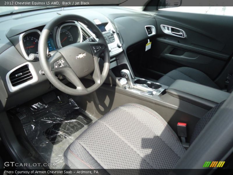 Black / Jet Black 2012 Chevrolet Equinox LS AWD
