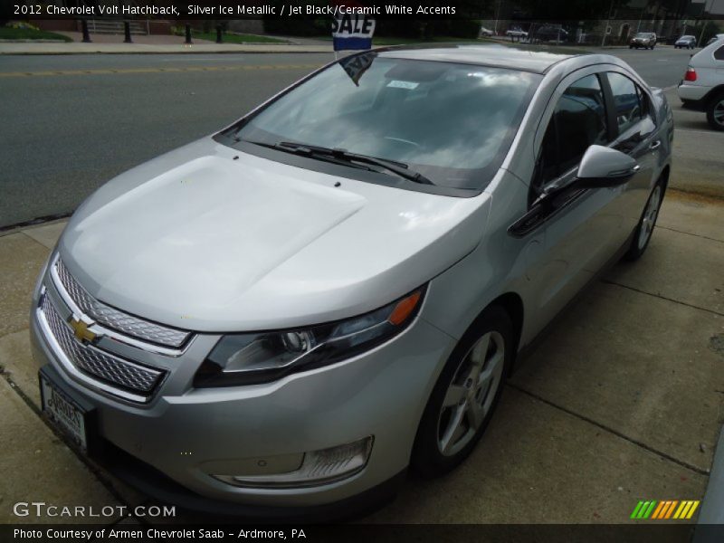 Silver Ice Metallic / Jet Black/Ceramic White Accents 2012 Chevrolet Volt Hatchback