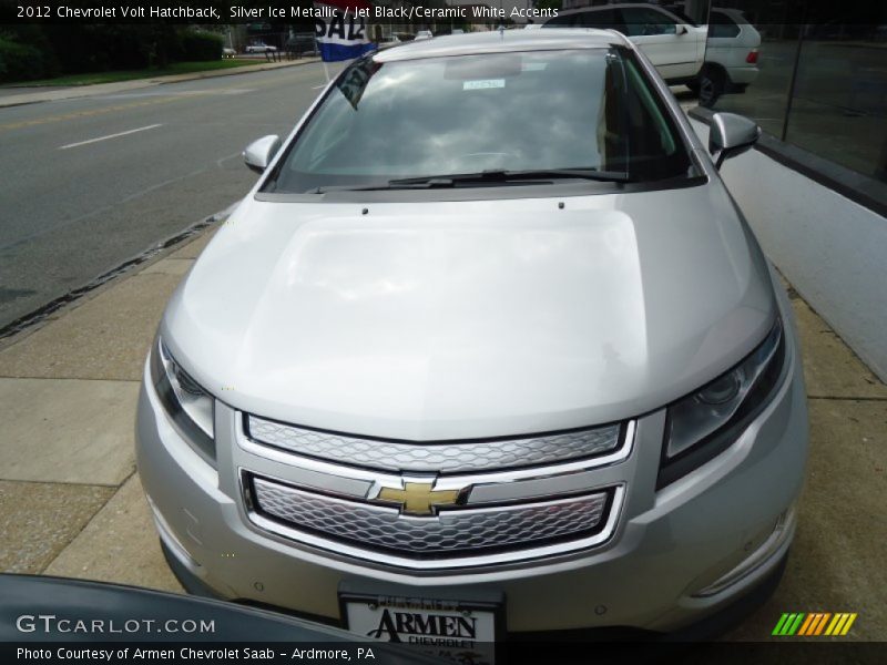 Silver Ice Metallic / Jet Black/Ceramic White Accents 2012 Chevrolet Volt Hatchback