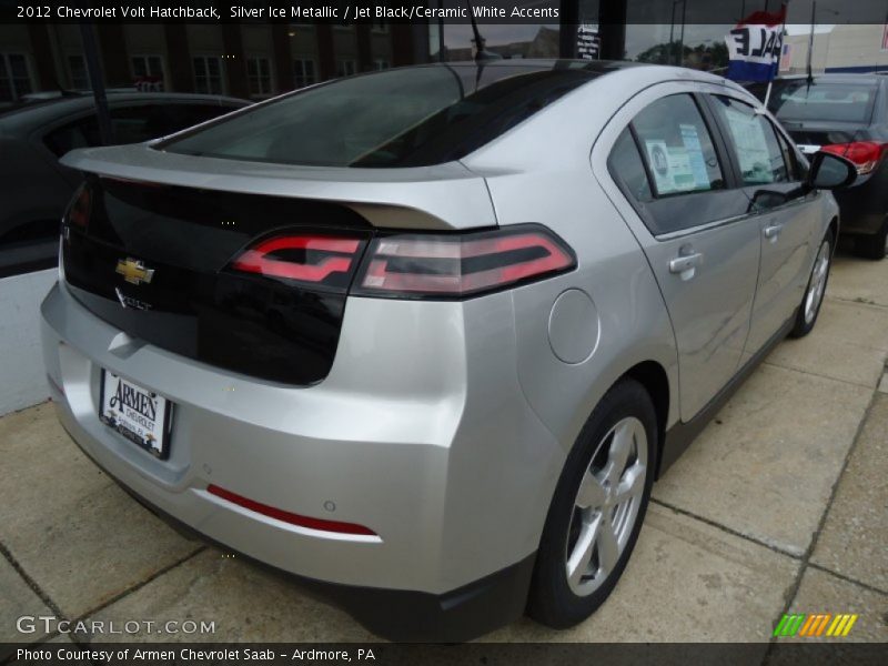 Silver Ice Metallic / Jet Black/Ceramic White Accents 2012 Chevrolet Volt Hatchback