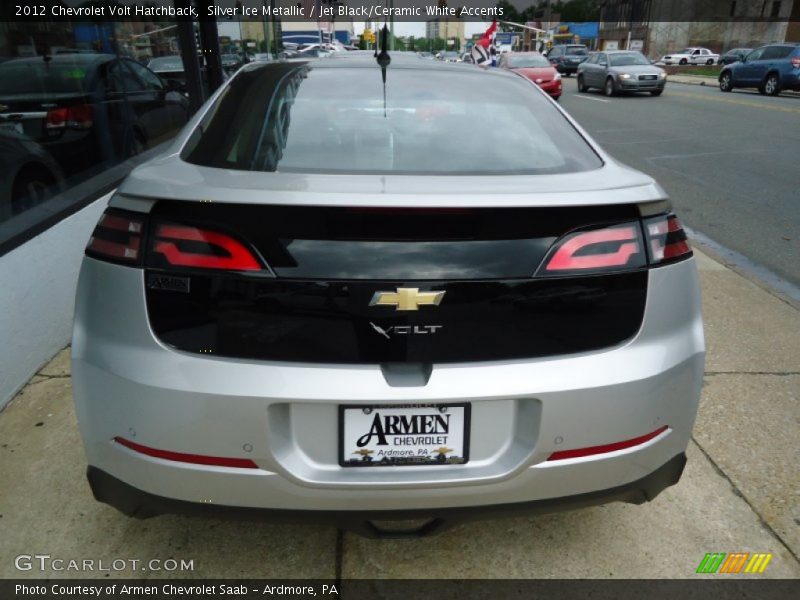 Silver Ice Metallic / Jet Black/Ceramic White Accents 2012 Chevrolet Volt Hatchback
