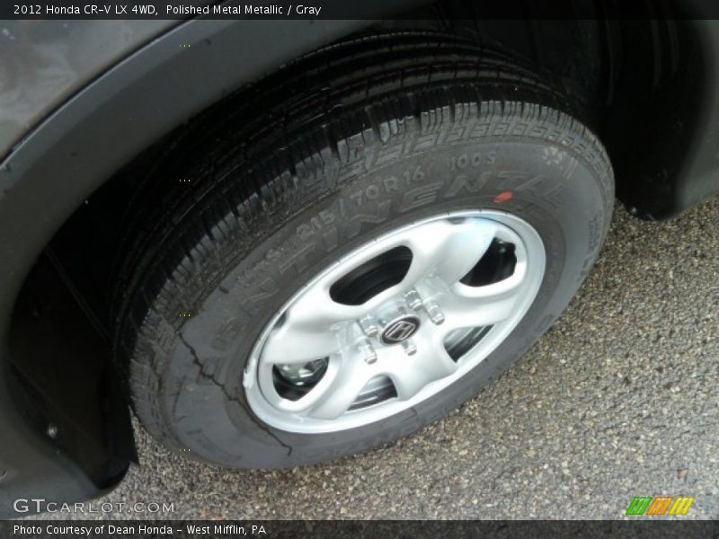 Polished Metal Metallic / Gray 2012 Honda CR-V LX 4WD