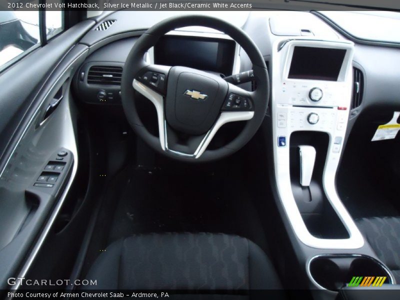 Silver Ice Metallic / Jet Black/Ceramic White Accents 2012 Chevrolet Volt Hatchback