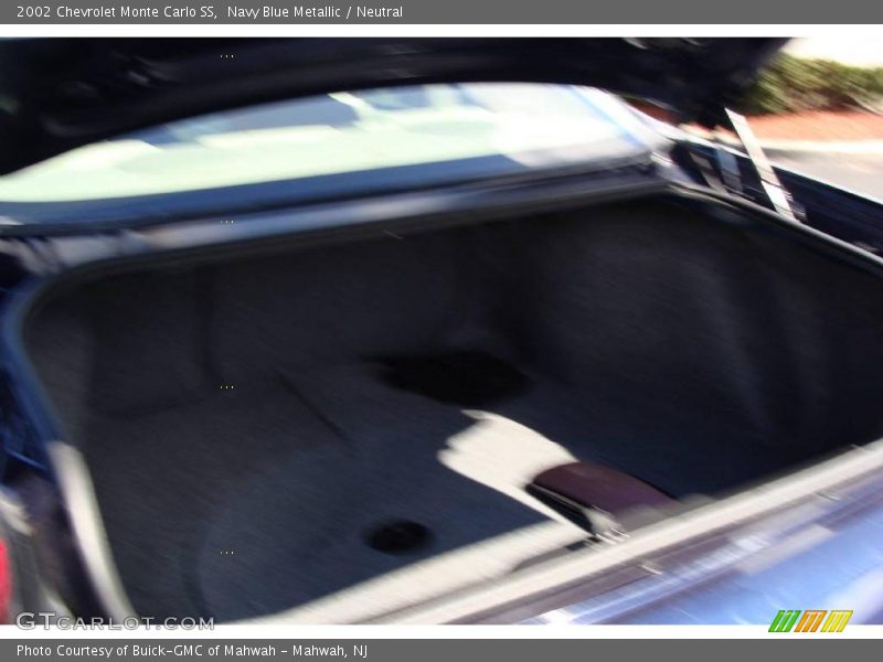 Navy Blue Metallic / Neutral 2002 Chevrolet Monte Carlo SS