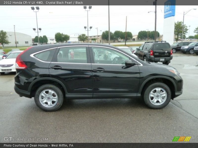 Crystal Black Pearl / Black 2012 Honda CR-V LX 4WD