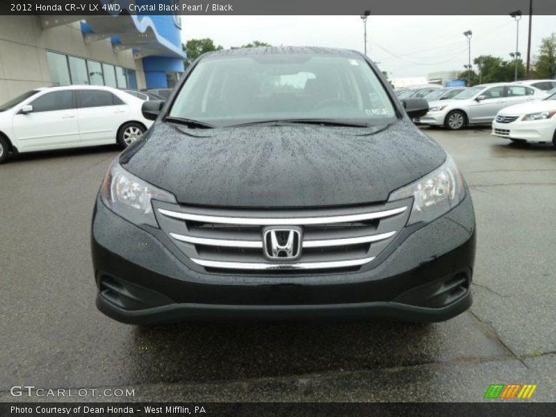 Crystal Black Pearl / Black 2012 Honda CR-V LX 4WD