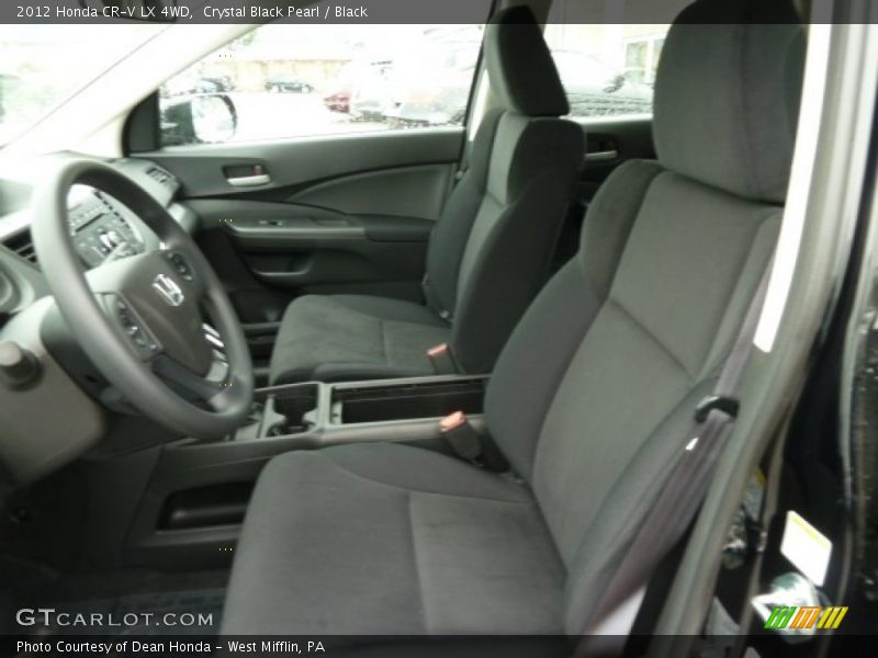 Crystal Black Pearl / Black 2012 Honda CR-V LX 4WD
