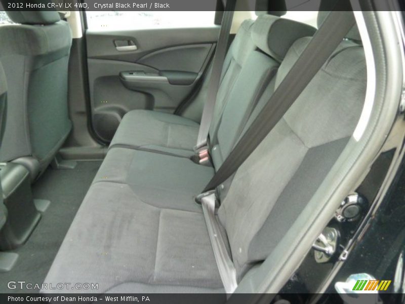 Crystal Black Pearl / Black 2012 Honda CR-V LX 4WD