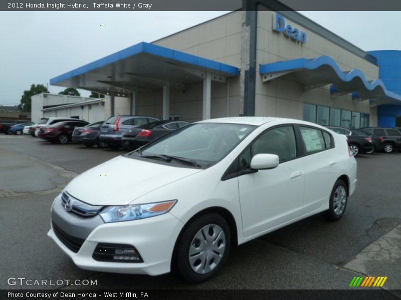 Taffeta White / Gray 2012 Honda Insight Hybrid