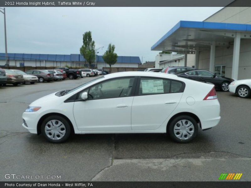 Taffeta White / Gray 2012 Honda Insight Hybrid