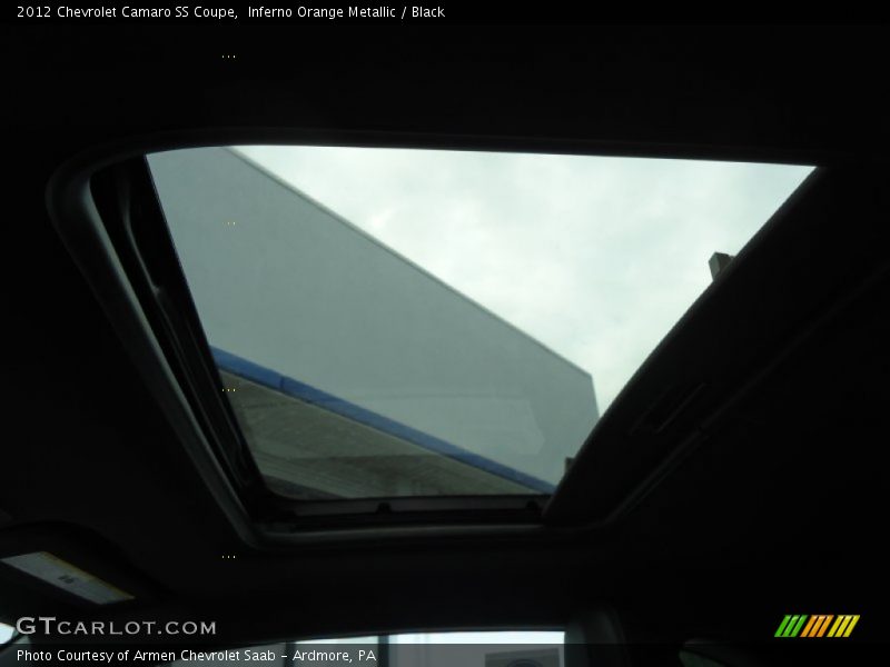 Inferno Orange Metallic / Black 2012 Chevrolet Camaro SS Coupe