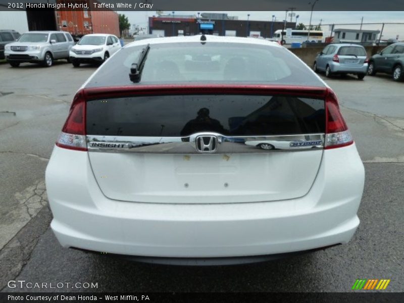 Taffeta White / Gray 2012 Honda Insight Hybrid