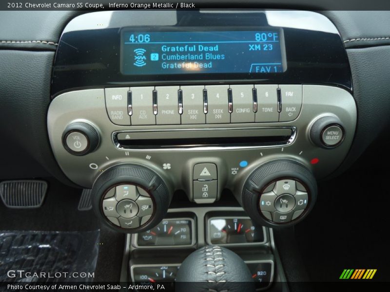 Inferno Orange Metallic / Black 2012 Chevrolet Camaro SS Coupe