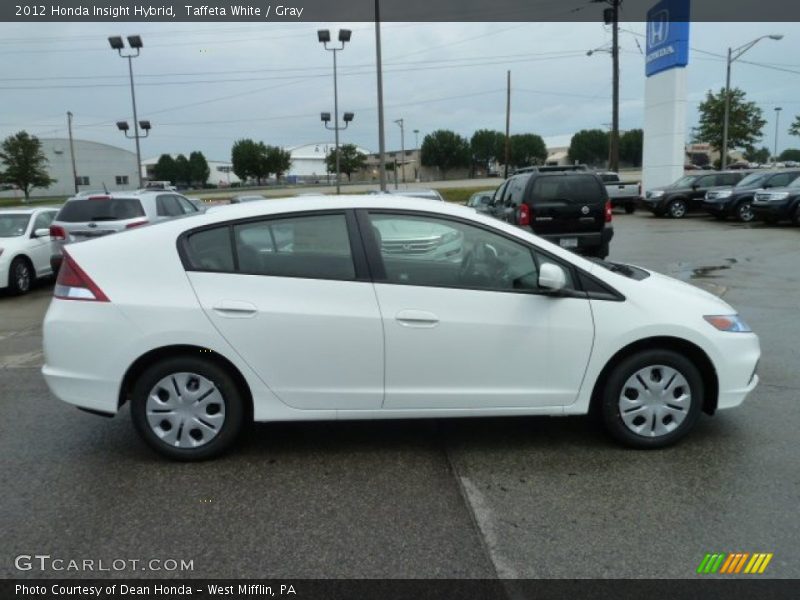Taffeta White / Gray 2012 Honda Insight Hybrid