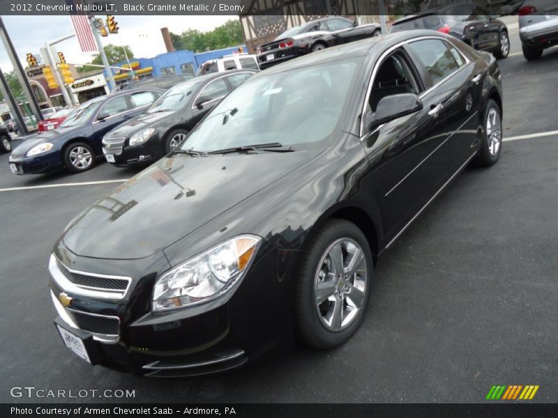 Black Granite Metallic / Ebony 2012 Chevrolet Malibu LT
