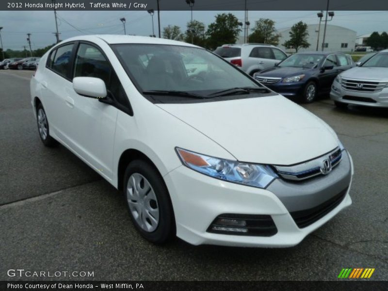 Taffeta White / Gray 2012 Honda Insight Hybrid