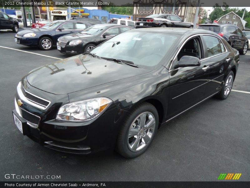 Black Granite Metallic / Ebony 2012 Chevrolet Malibu LT