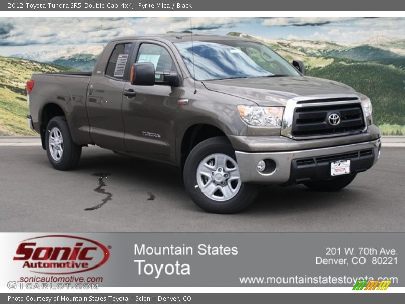 Pyrite Mica / Black 2012 Toyota Tundra SR5 Double Cab 4x4