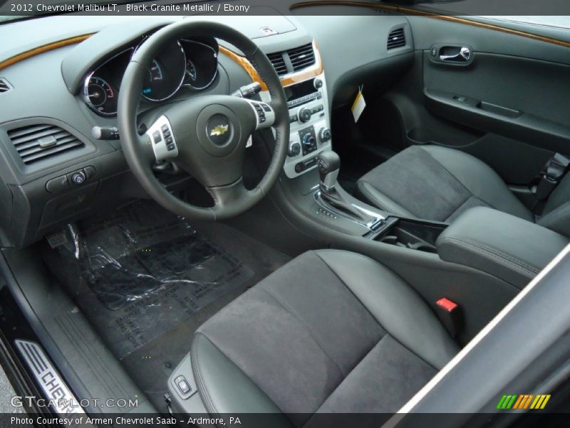 Black Granite Metallic / Ebony 2012 Chevrolet Malibu LT