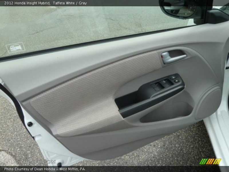 Taffeta White / Gray 2012 Honda Insight Hybrid