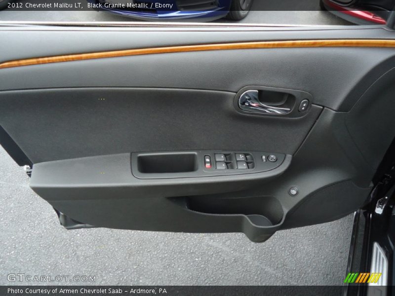 Black Granite Metallic / Ebony 2012 Chevrolet Malibu LT