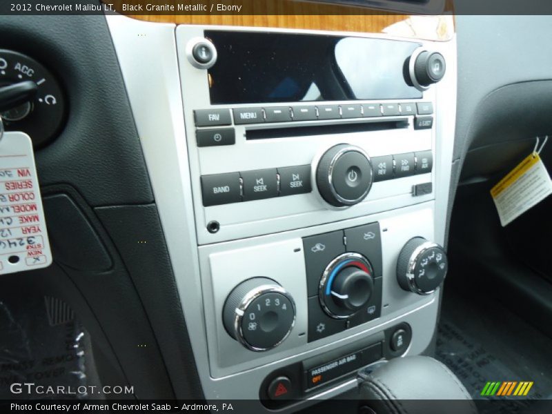 Black Granite Metallic / Ebony 2012 Chevrolet Malibu LT