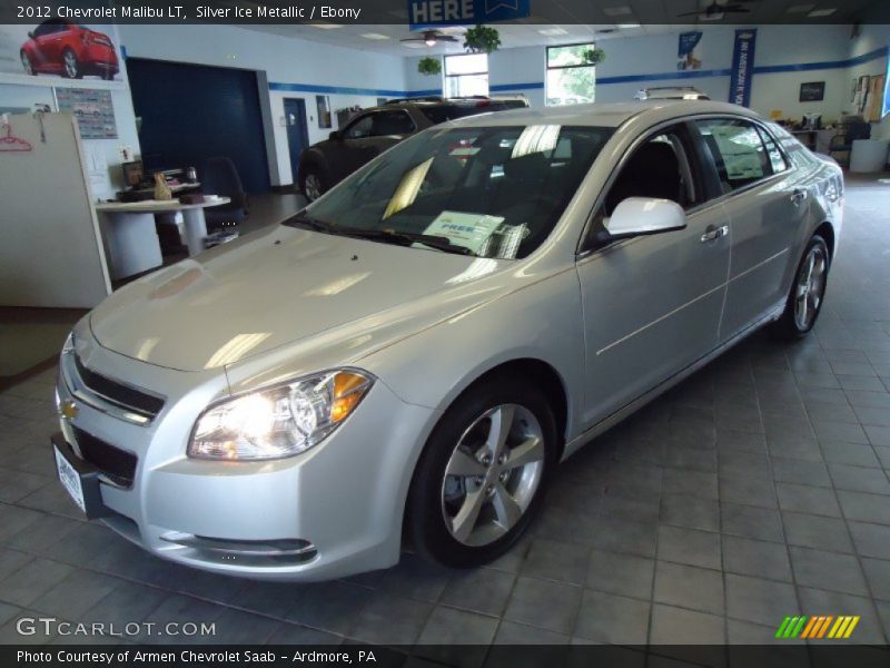 Silver Ice Metallic / Ebony 2012 Chevrolet Malibu LT