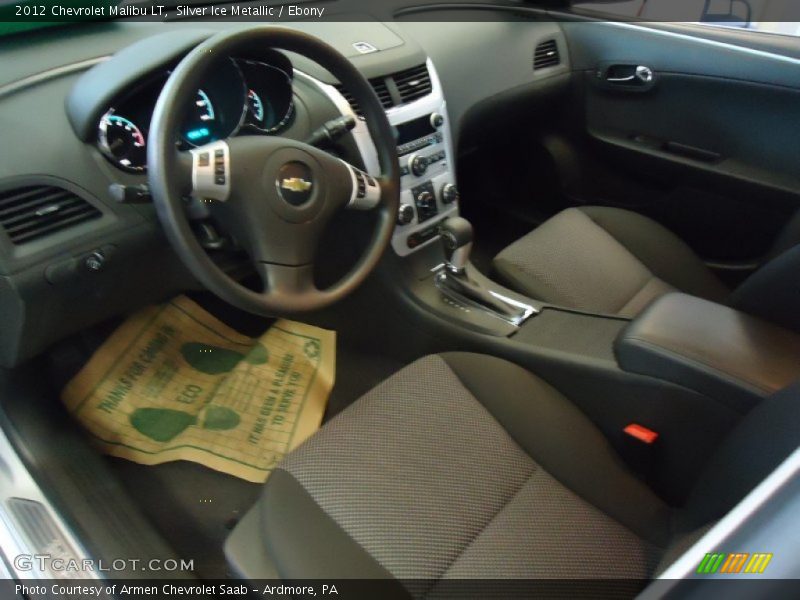 Silver Ice Metallic / Ebony 2012 Chevrolet Malibu LT