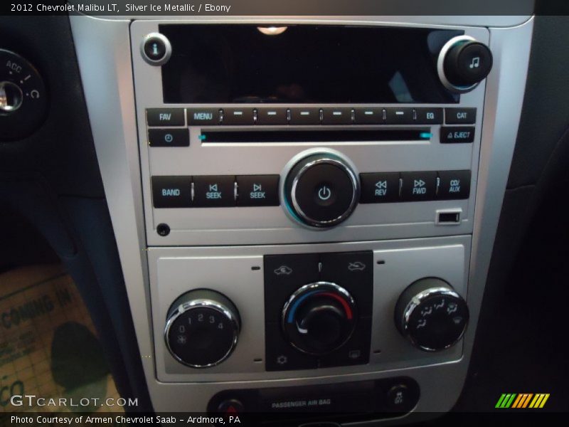 Silver Ice Metallic / Ebony 2012 Chevrolet Malibu LT