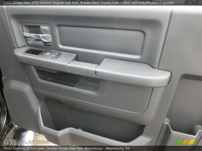Brilliant Black Crystal Pearl / Dark Slate Gray/Medium Graystone 2011 Dodge Ram 1500 Express Regular Cab 4x4