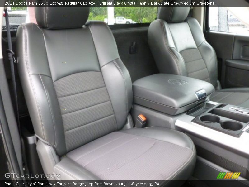 Brilliant Black Crystal Pearl / Dark Slate Gray/Medium Graystone 2011 Dodge Ram 1500 Express Regular Cab 4x4