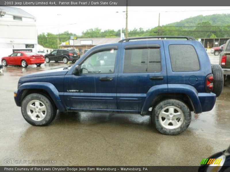 Patriot Blue Pearl / Dark Slate Gray 2003 Jeep Liberty Limited 4x4