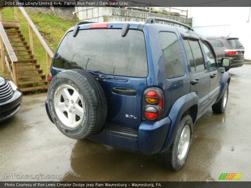 Patriot Blue Pearl / Dark Slate Gray 2003 Jeep Liberty Limited 4x4