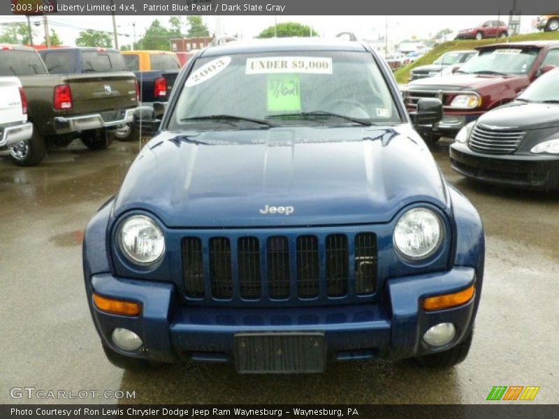 Patriot Blue Pearl / Dark Slate Gray 2003 Jeep Liberty Limited 4x4