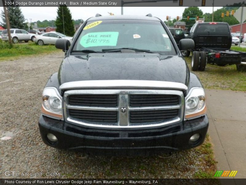 Black / Medium Slate Gray 2004 Dodge Durango Limited 4x4