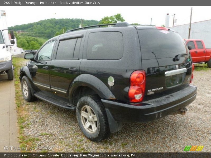 Black / Medium Slate Gray 2004 Dodge Durango Limited 4x4