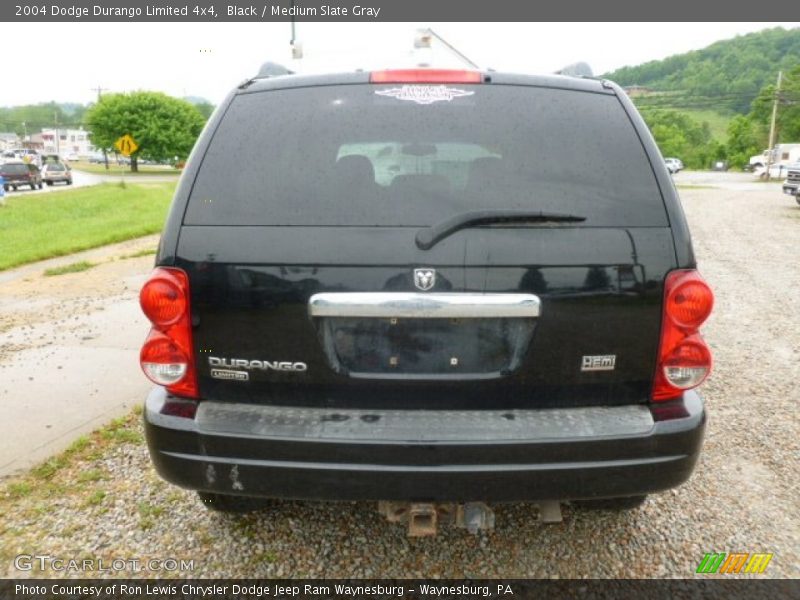 Black / Medium Slate Gray 2004 Dodge Durango Limited 4x4